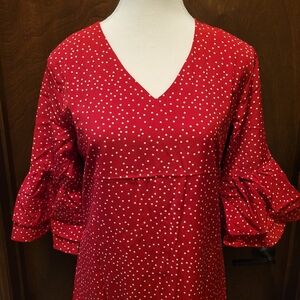 Red Polka Dot Dress NWT
